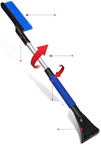 XMING Pala de Hielo parabrisas limpio con cepillo extensible