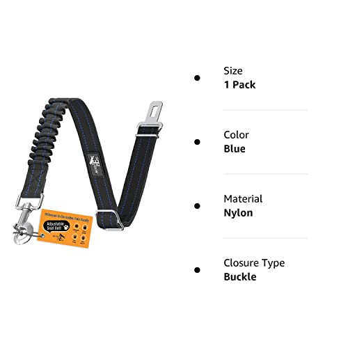Active Pets Dog Seatbelt, Adjustable Safety Dog Seat Car Harness, Dog Seat Belt For Pets - Durable Dog Seatbelts For Cars - Dog Car Seat Belt For Dogs, Dog Seat Belts For Large Dogs, Medium, & Small #TOP7
