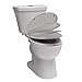 Delta Turner 2-Piece 1.1 GPF/1.6 GPF Dual Flush Elongated Front Toilet in White