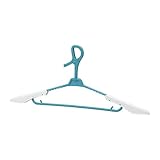 レック トレーナーハンガー 3本組 太竿対応 ( 洗濯ハンガー )ブルーW-369