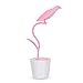 Produktbild LED-Vogel-Schreibtischlampe, shsyue Dimmbare Augenschutz-Tischleuchte USB-wiederaufladbare faltbare Berührungssensor-Schreibtischleuchte mit entzückendem Vogel-Stifthalter (Rosa)