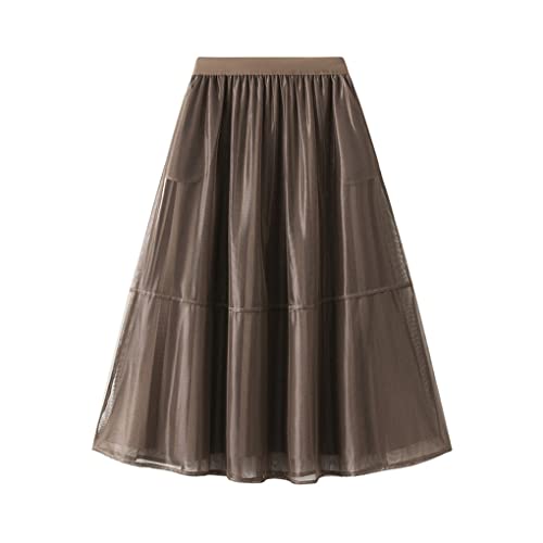 Jupe longue plissée en tulle pour vos soirées et tenues décontractées chic