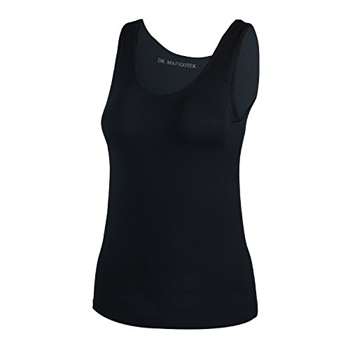 Camisole Bra Padded Wireless Bra, Sports Tank Top Built-in Shelf Seamless Comfortable cami, Wide Band Strap for Women Girls Black