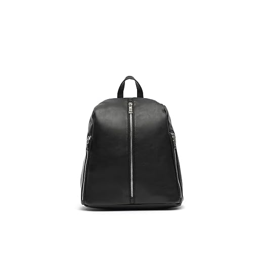 MISAKO Nevio-1 mochila pequeña - Mochila casual para mujer - Bolso mochila para diario Nevio-1 Negro 29 X 28 X 10 cm
