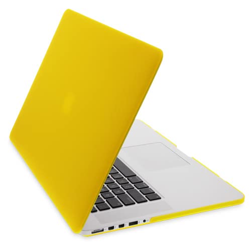 Image of SUNBIRD 15 15.6 inch Laptop Notebook Skin Vinyl Sticker Cover Decal Fits 13.3 inch 14 inch 15.6 inch 16 inch HP Lenovo Apple Mac Dell Compaq Asus Acer /Solid Black (12 X 18 Inch- 2Pcs) (Yellow)