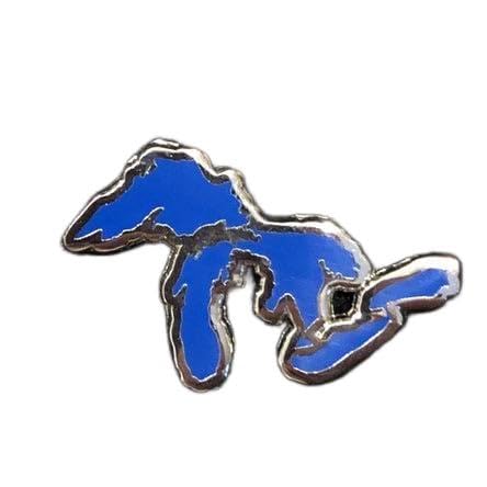 Épinglette Michigan Great Lakes en émail | Badge pour veste en jean et sac à dos