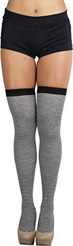 Image of ToBeInStyle Women's Over The Knee Knit Thigh High Warm Socks