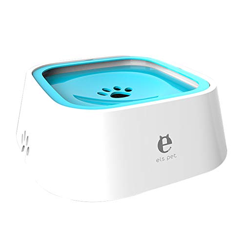 Anself 1.5L Cat Water Bowl Pet Alimentadores de água lenta Veículo antiderrapante Transportado Pet P