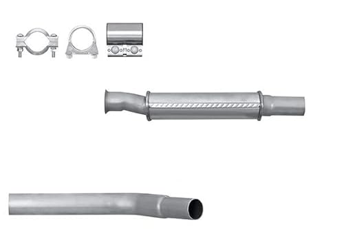 HELLA 8LB 366 022-411 Vorschalldämpfer - Easy2Fit Kit - vorne - zweiteilig - Set mit Anbauteilen