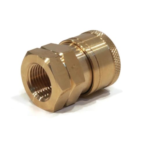 FOLIAGE for 3/8 FPT Brass Quick Connect Coupler for Fast Transitioning to Foam Cannons