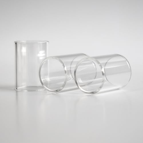 WratryParts Lot de 3 tubes de rechange droits en verre pour réservoir Eleaf Melo 3 RTA (normal)