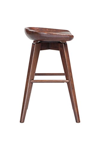 Boraam Bali Counter Height Swivel Stool, 24-Inch, Cappuccino - Image 3