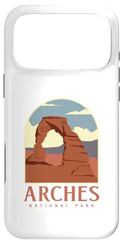 Utah Vintage Retro Hiking Camping Arches National Park �X�}�z�P�[�X iPhone 17 Pro Max �p