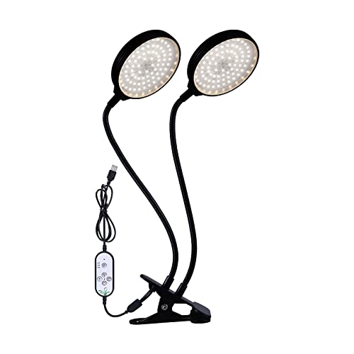 Ejoyous LED Pflanzenlampe Vollspektrum 5 Helligkeitsstufen...