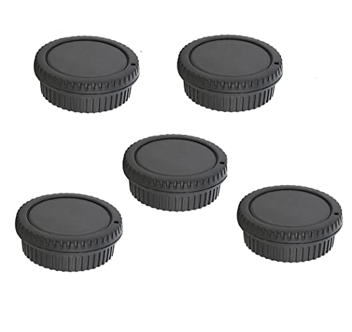 Fotasy 5-Pack EOS EF Rear and Body Cap