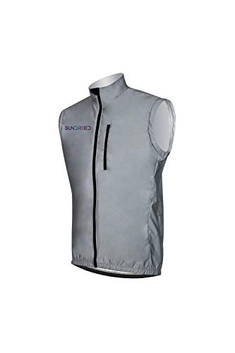 Sundried Ultra Reflective 360 degree Unisex Cycling Jacket Cycle Coat Hybrid Gilet Detachable Sleeves Men's and Women's - Image 5