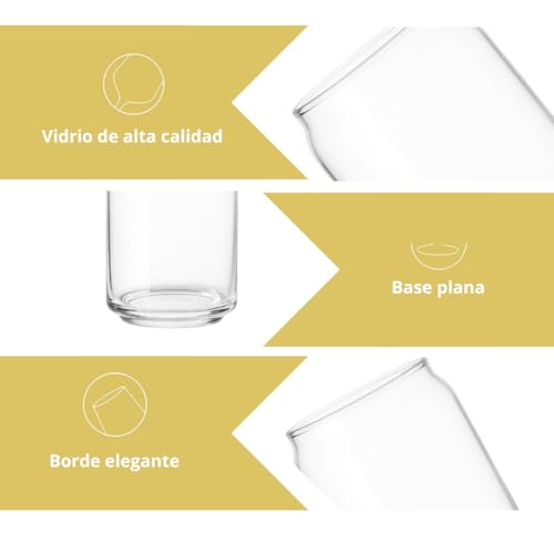 La Mejor Selección de Caracteristicas de un vaso de vidrio disponible en línea para comprar. 16 Imagen adicional