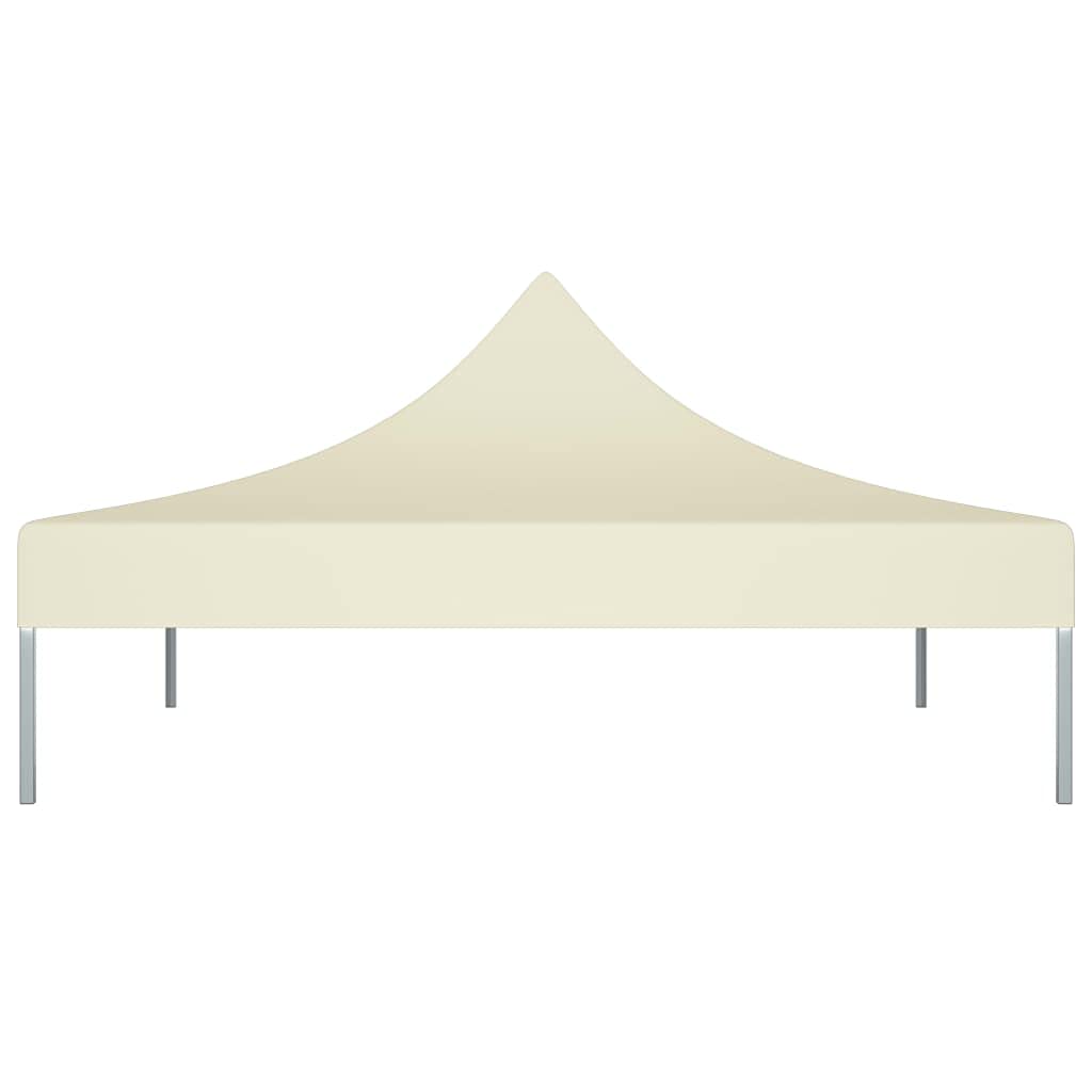 Pawilon ogrodowy, uniwersalny dach przeciwsłoneczny, dach zapasowy, dach imprezowy, 2 x 2 m, kremowy, 270 g/m²