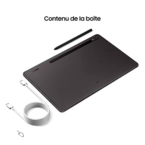 Samsung Galaxy Tab S8+ 12.4'' 128Go Anthracite Wifi - S Pen inclus