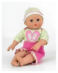 Muñeca Butterfly Flutter Baby Cuddles 14 pulgadas miniatura 1