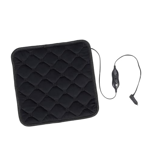 Graphene Heating Pad 12V Heated Seat Cushion 2 Levels Adjustment 3 Second Quick Heating Up to 65°C 17.3x17.3in for Home Sofa Bed Traveling by BPTCUE - Image 8