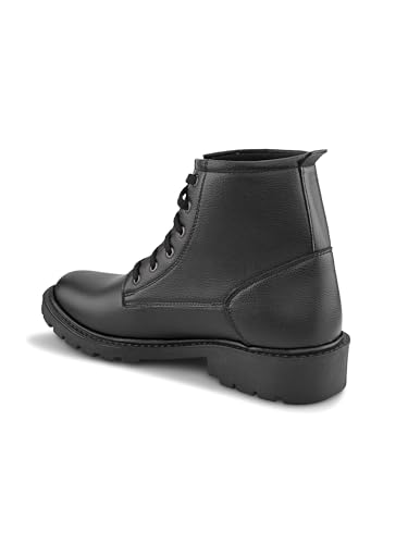 Image of Prolific Men's Ankle Lace-up Boots | High Ankle Boot| Formal, Office & Casual Wear Shoes | Soft Cushioned Insole, Slip-Resistance, Dynamic Feet Support, Arch Support & Shock Absorption