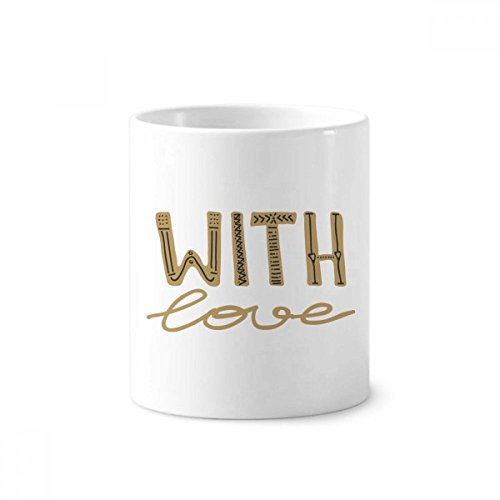 Tasse en céramique 350ml multicolore pour stylos et papeterie bureau