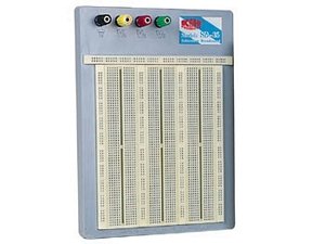 Velleman SD35NHigh-Q Breadboard, 1 Grade to 12 Grade, 0.7" Height, 6.9" Wide, 9.3" Length, 2420 Holes