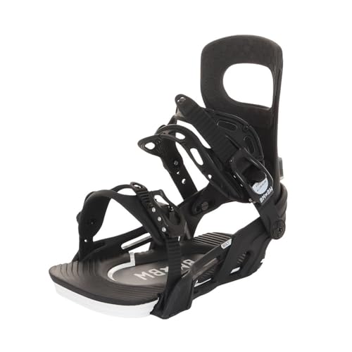 Bent Metal Bolt Snowboard Bindings, M, Black