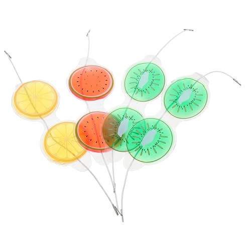 Healeved 4 Piezas Antifaz Gel Hielo Antifaz Para Encantadores Vendas De Enfriamiento De Dibujos Animados Almohadillas Para Los Ojos Para Aliviar La Fatiga De Polivinilo