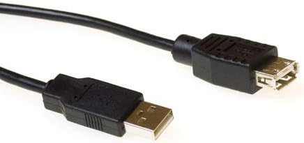 ACT USB 2.0 extension cable, 5.0m, Type A - A, Black 5m USB A USB A Black USB Cable, 5 m