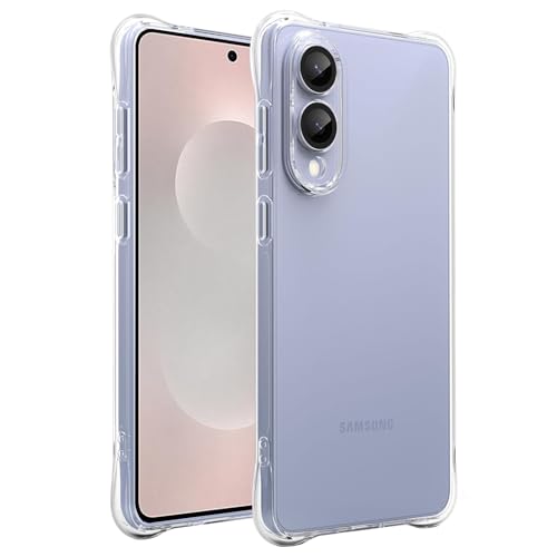 Yerebel Galaxy S25 Edge �P�[�X/Galaxy S25Slim SM-S937U1 ���킢���J�o�[�A�N���A �t���L�V�u�� �o���p�[ TPU �\�t�g���o�[ �V���R�� �J�o�[ �X�}�z�P�[�X Samsung Galaxy S25Edge �N