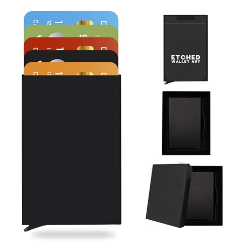 Bulldog - Credit Card Holder for Men & Women - Laser Engraved, Aluminum Cae & RFID Blocking Card Holder - Holds up to 8 Cards, Durable & Stylish for Dog Lovers with Gift Box2