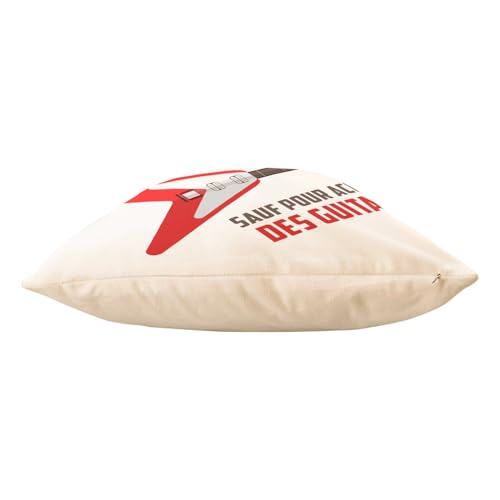 Coussin velours blanc Guitare Électrique 40x40 cm de haute qualité - 5