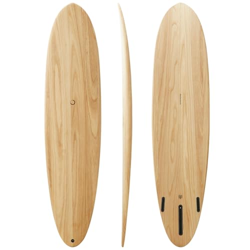 nanazero Wood Skin Surfboard Minimal 8'0