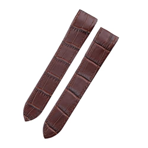 Bracelet de montre en cuir Santos 20mm boucle papillon chic