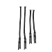 LoveFifi Women's Garter Straps - Set of 4 - One Size - Black