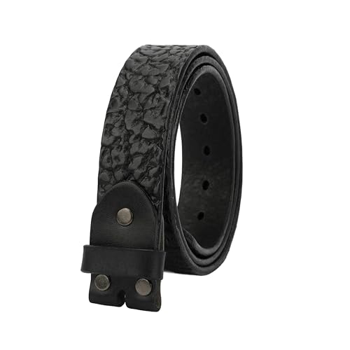 Vintage Distressed Cowboy Belt for Men – Full Grain Genuine Leather 1.5