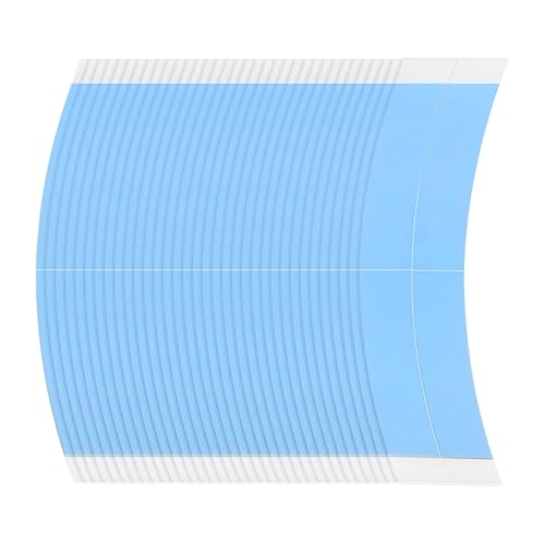 Flintronic 144 PCS Wig Tape Double Sided Extra Strong Hold Water-Proof Strong Adhesive Double Sided Lace Toupee Tape Wig Tapes for Lace Wigs Toupee Wigs and Hairpieces Replacement (4 x 1.1 cm)