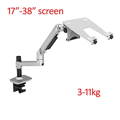 Brazo de Resorte Mecánico JEQGDLUI DL-8012LP Soporte de Monitor 17-38 Pulgadas y Laptop 2