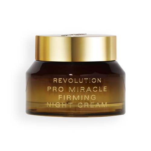 Revolution Pro Miracle Vegan Collagen Night Cream Hydrating Moisturiser Vegan Collagen & Squalane To Firm & Smooth Skin Vegan & Cruelty-Free 50ml