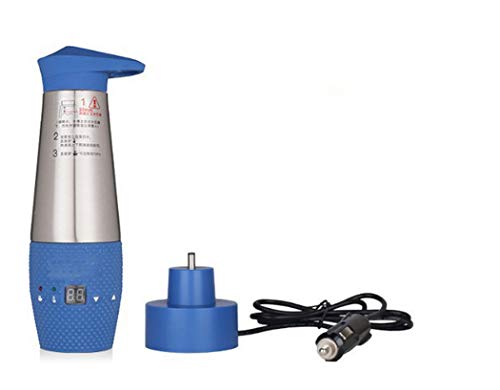 Auto Wasserkocher Kessel Auto-Zigarettenanzünder DC12V Heizung Cup Vakuum-Isolations-Edelstahl Einstellbare Temperatur Wasser Cup