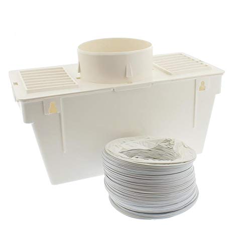 Find A Spare Universal Tumble Dryer Indoor Condenser Vent Kit With 1M Hose Box And Accessories For White Knight Candy Miele Hoover Beko Creda Hotpoint Machines - 3