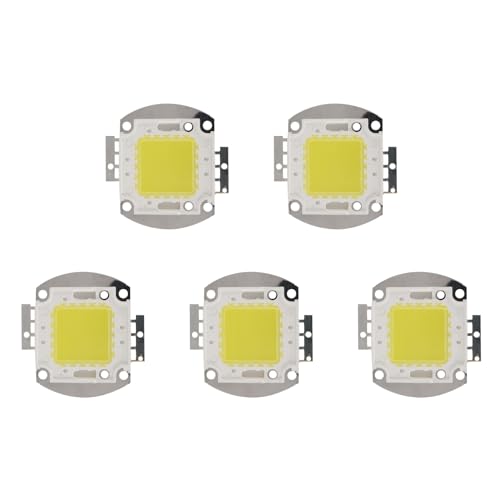 GIWFBQTR 5X 100W 7500LM 6500K DC32-34v Bombilla LED Lampara Alta Potencia Luz