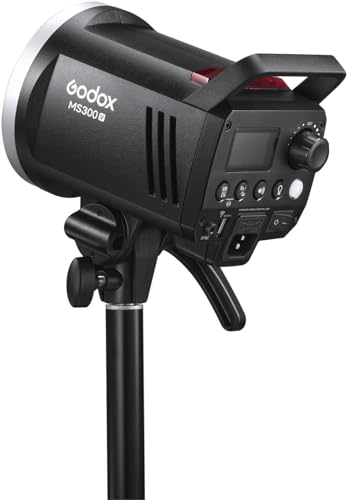 Ficha técnica Godox Fotografía de luz estroboscópica MS300-V 300 W con lámpara de modelado LED mejorada, sistema X inalámbrico de 2.4 G, soporte Bowens, flash estroboscópico, ideal para fotografía, publicidad y deber ser - Fernando Cortés
