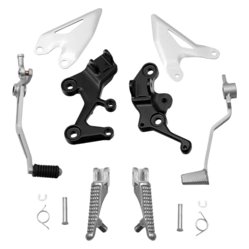 Reposapiés trasero para Kawasaki Z400 2018-2024 soporte de aluminio para moto de carretera 4