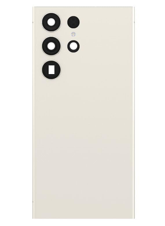 (imbi) Back Panel Compatible with Samsung S23 Ultra (Camera Glass Included) Back Glass Panel (the Back Panel) - White-image-20