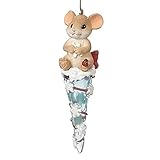 Roman 134204 Icicle Charming Tails Mouse Ornament, 3-inch Height, Resin