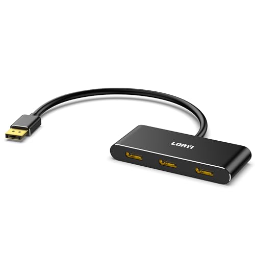 3|[g DisplayPort 1.4 Xvb^[ DisplayPort to 3 DP MST nu j^[ Xvb^[ DisplayPort g VO8KAfA4K 120Hz 60Hz Windowŝ