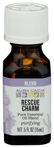 Aura Cacia Aceite Esencial Rescue Charm 0.5 Fl Oz miniatura 1